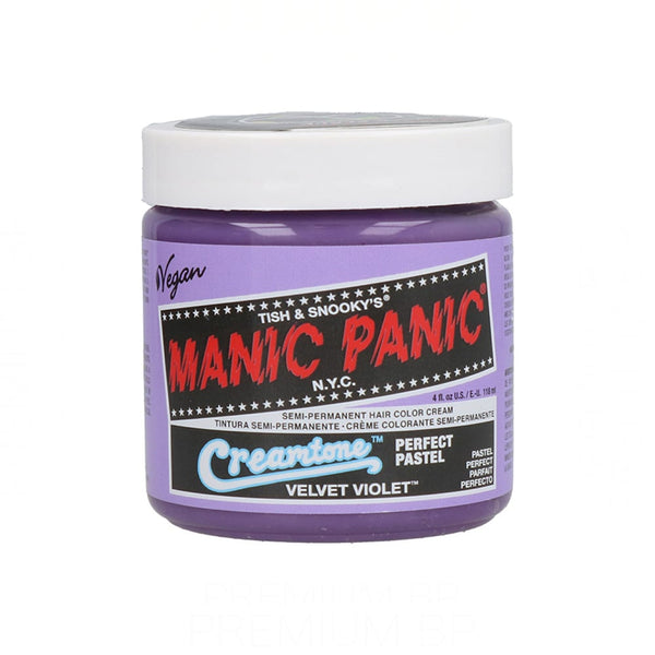 Klassischer Cremeton Semi-Permanent-Farbstoff - Manic Panic : Velvet Violet - 1