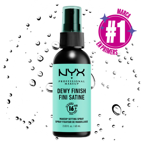 Dewy Finish Makeup Fixing Spray - Professionelles Make-up - Nyx : MKUP SETTING SPRAY - DEWY - 1