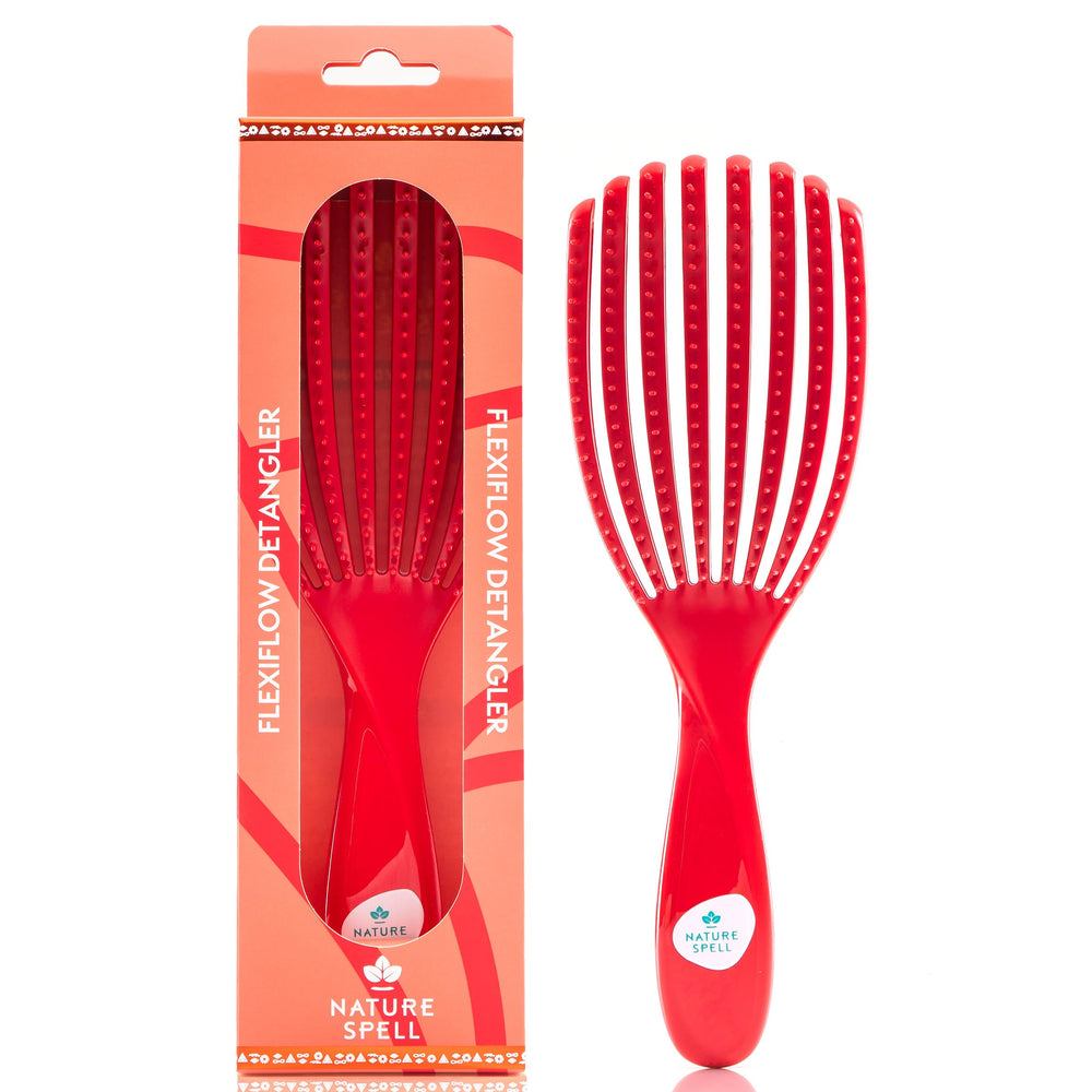 Flexiflow Entwirrungsbürste - Rote Farbe - Nature Spell - 1