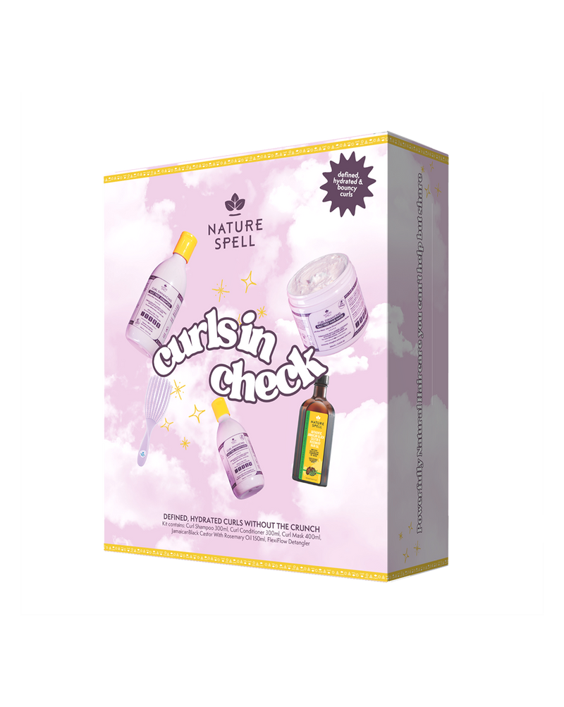 Curls In Check - Pack de 5 - Rutina para rizos - Nature Spell - 1