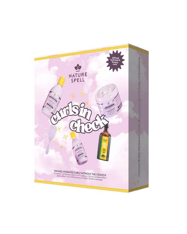 Curls In Check - Pack de 5 - Rutina para rizos - Nature Spell - 1