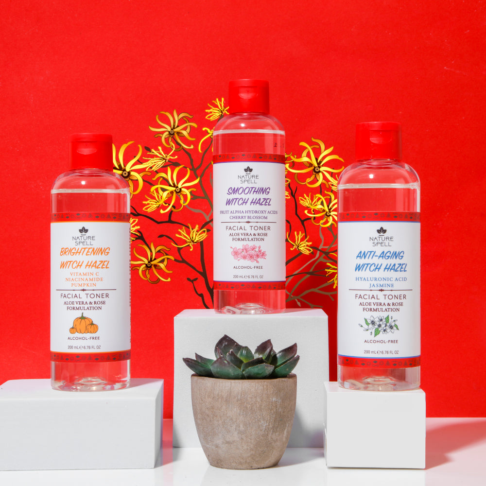 Anti-Aging-Toner - Anti-Aging-Hamamelis-Toner 200 ml - Nature Spell - 1