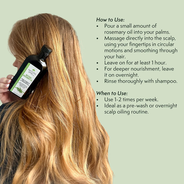 Rosmarinöl für Haare und Haut – anregend und beruhigend - Nature Spell - 3