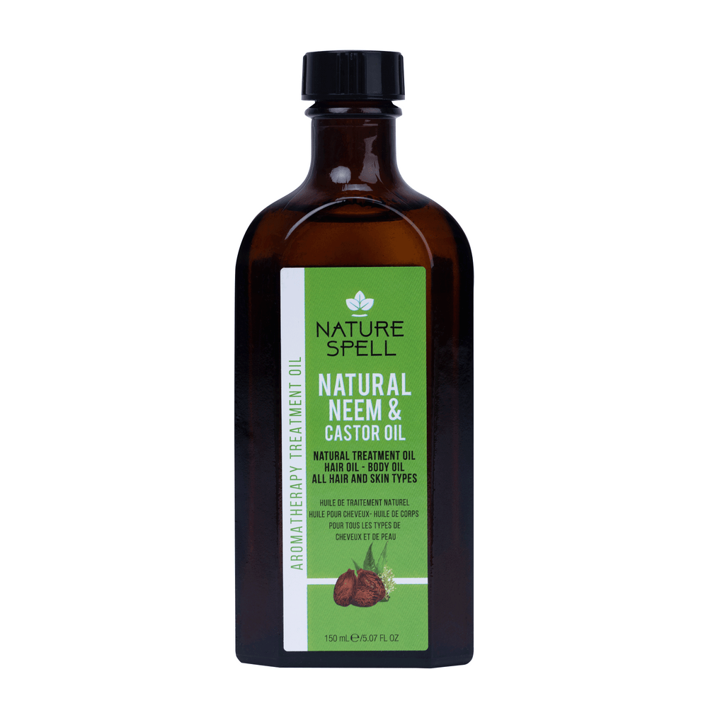 Aceite Corporal-capilar - Neem- und Rizinusöl für Haare und Haut 150 ml - Neem- und Rizinusöl für Haare und Haut 150 ml - Nature Spell - 1