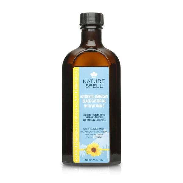 Aceite Capilar-corporal - Schwarzes Rizinusöl aus Jamaika Vitamin E für Haare und Haut 150 ml - Nature Spell - 1