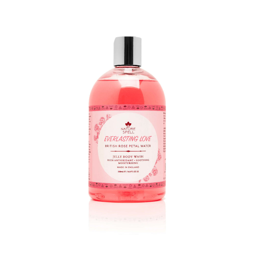 Badegel - Rose Body Wash 500 ml - Nature Spell - 1