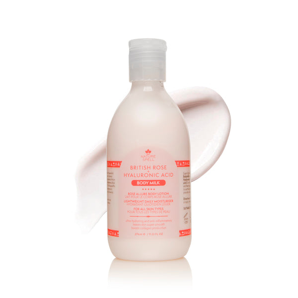 Körpermilch mit Rose und Hyaluronsäure 276 ml - Nature Spell - 1