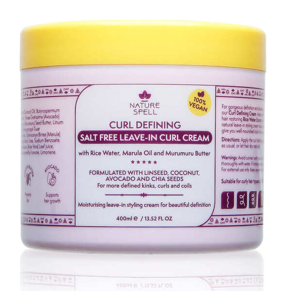 Salzfreie Lockencreme, die Locken definiert - Nature Spell - 1