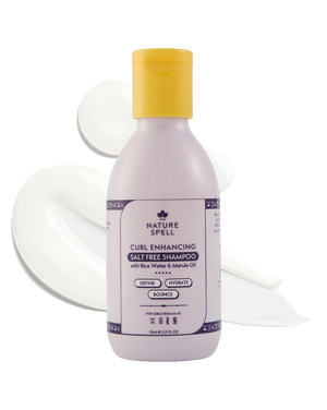 Curl Enhancing Salt Free Shampoo - Travel Size - 95 ml - Nature Spell - 1