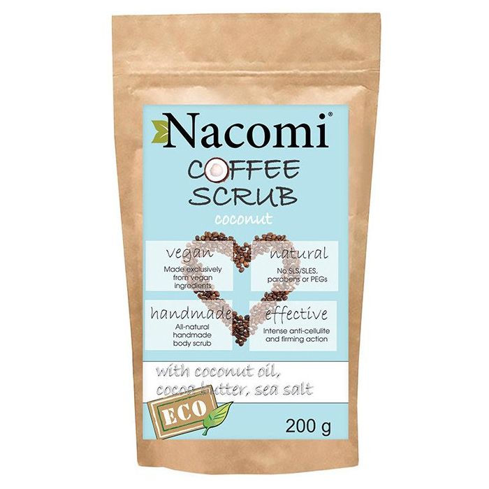 Kaffee-Körperpeeling - Kokosnuss - Nacomi - 1
