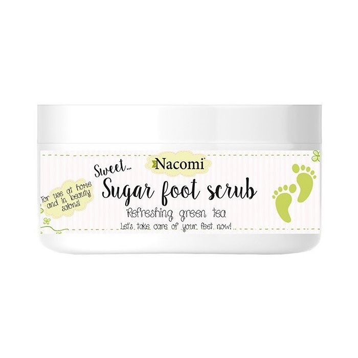Sugar Foot Scrub - Erfrischender grüner Tee - Nacomi - 1