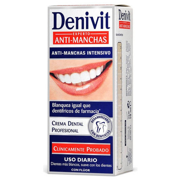 Weißmachende und Anti-Flecken Zahnpasta - Denivit - 1