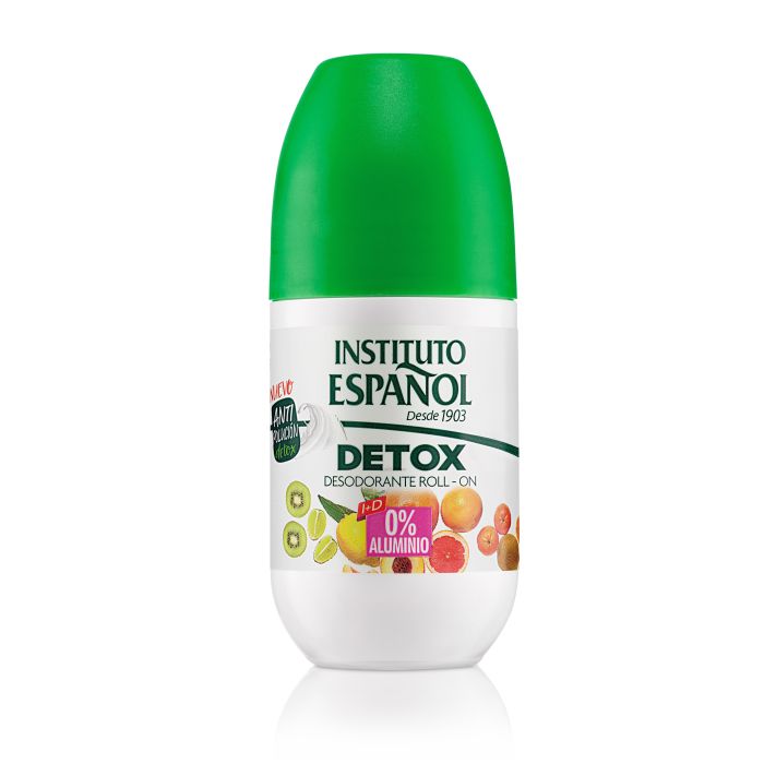 Roll on Deodorant 0% Aluminium 75 ml - Detox - Instituto Español - 1