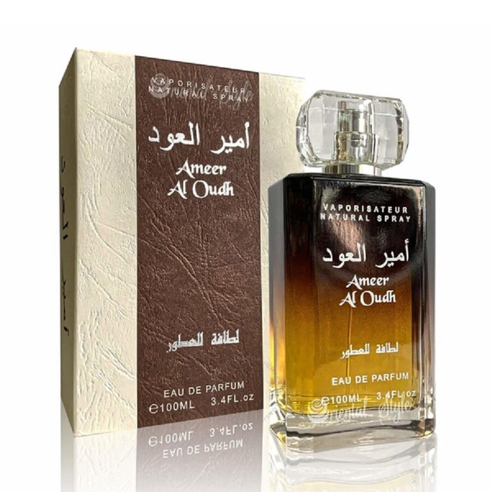 Ameer al Oudh Eau de Parfum 100ml + Parfümiertes Deodorant - Lattafa - 1