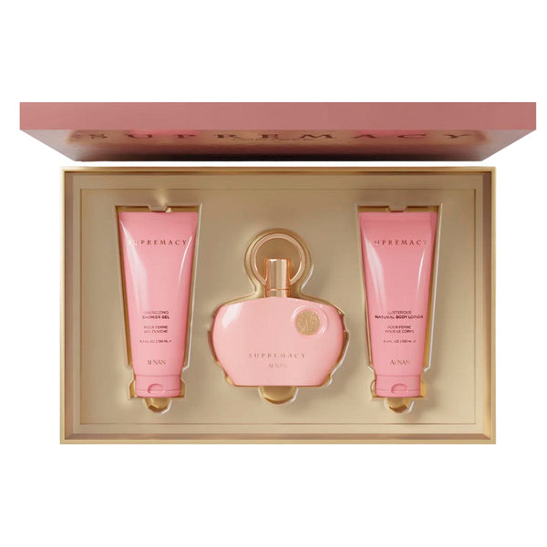 Supremacy Eau de Parfum für Damen 100 ml + Duschgel 100 ml + Parfümierte Körperlotion 100 ml - Afnan - 1