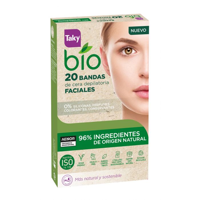 Bio Gesichtswachsstreifen - Taky - 1