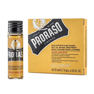 Heißölbehandlung für Bart - Holz und Gewürze - Proraso - 1