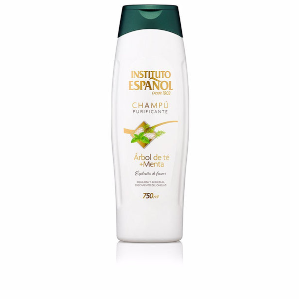 Purifying Shampoo Tea Tree + Minze 750 ml - Instituto Español - 1