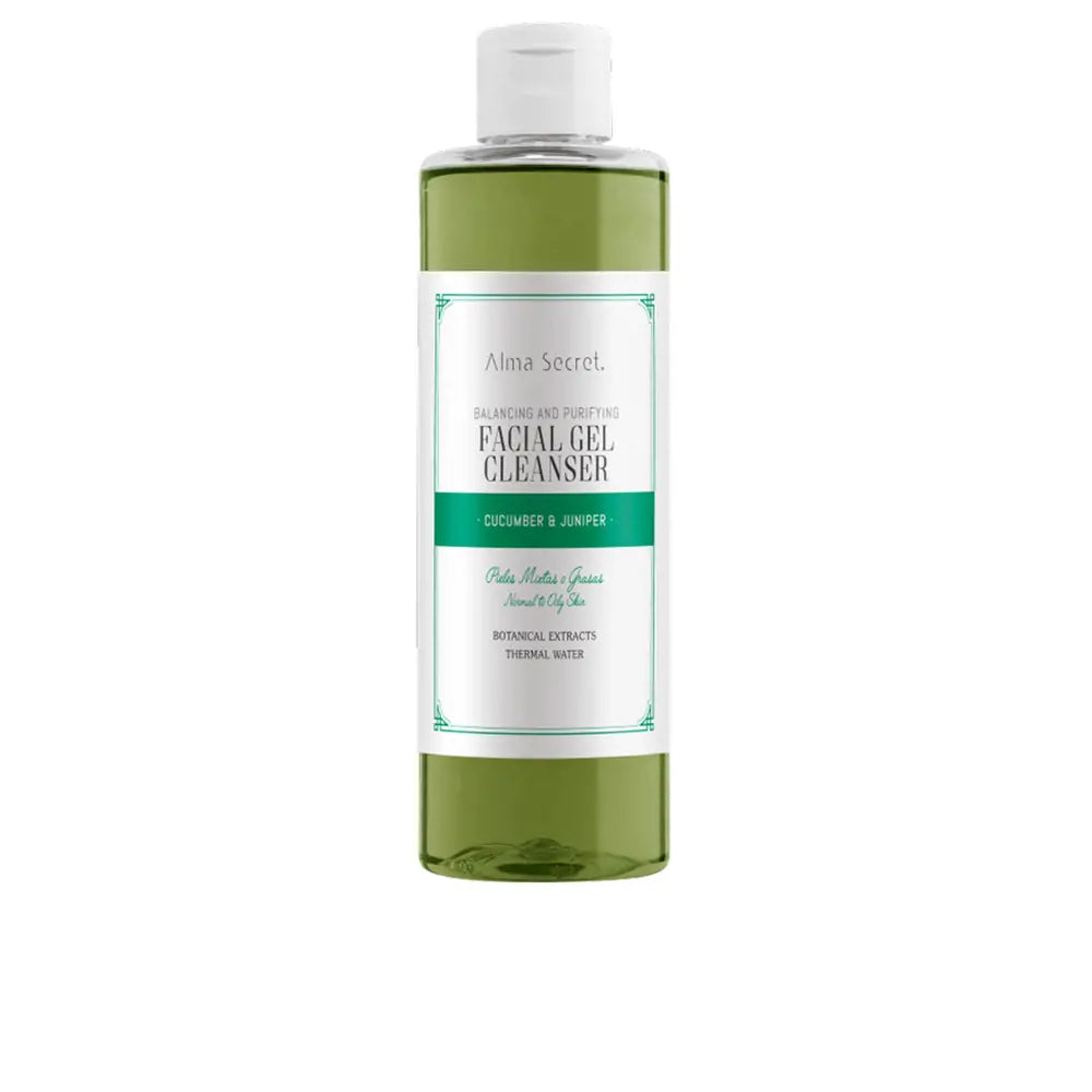 Ausgleichendes und reinigendes Gesichtsreinigungsgel - Gurke & Wacholder 200 ml - Alma Secret - 1