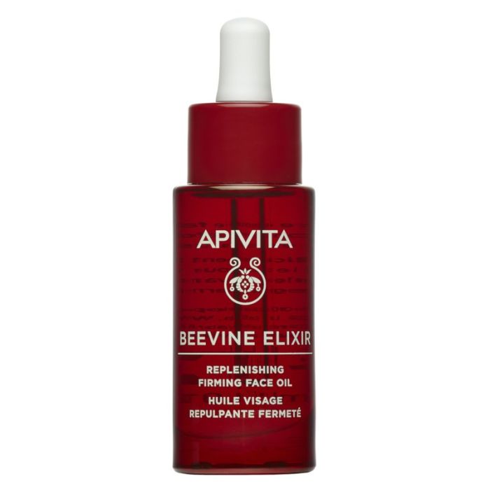 Beevine Elixir Gesichtsöl Straffung und Reparatur Propolis und Traubenkernöl 30 ml - Apivita - 1