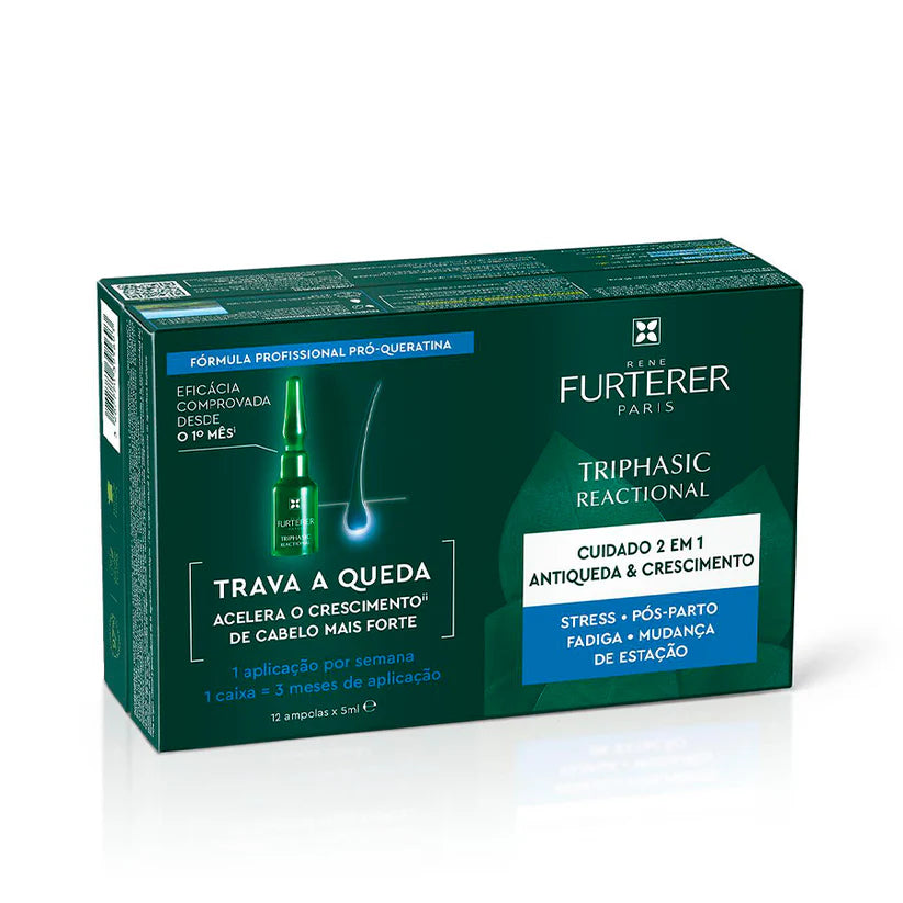 Triphasischer Reaktionsritual gegen Haarausfall Ampullen 12 X 5 ml - Rene Furterer - 1