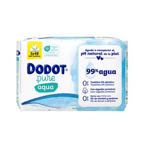 Pure Gesamtversorgung 99% Wasser Feuchttücher 144 Stk. - Dodot - 1