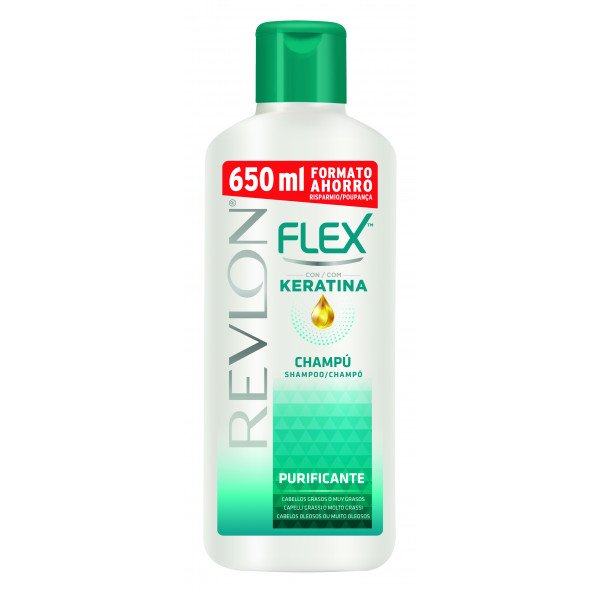 Flex Keratin Shampoo Fettiges Haar 650 ml - Revlon - 1