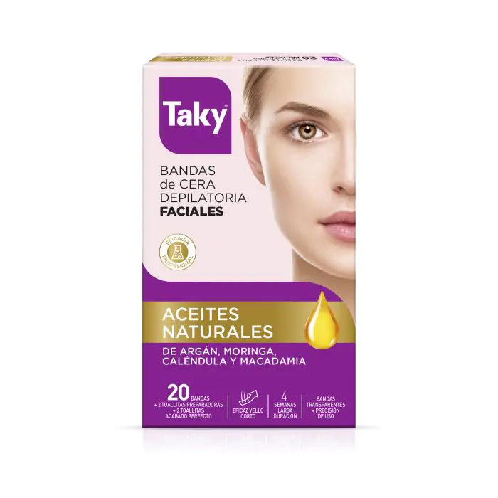 Gesichtswachs-Enthaarungsstreifen - Taky - 1