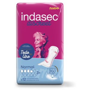 Kleine normale Kompressen 12 Einheiten - Indasec - 1