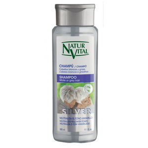 Shampoo für weißes und graues Haar - Silber - 300ml - Naturaleza y Vida - 1