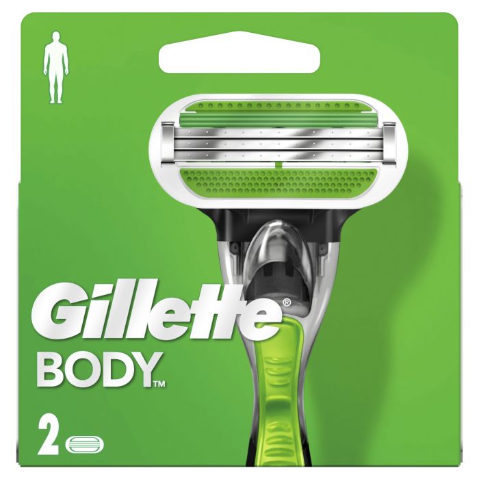 Ersatz Rasierklinge Wegwerf Gillette Body 2 Stück - Gillette - 1