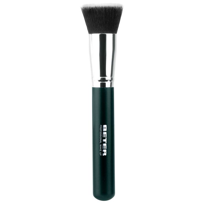 Flacher Kabuki-Make-up-Pinsel Kunsthaar 17 cm - Beter - 1