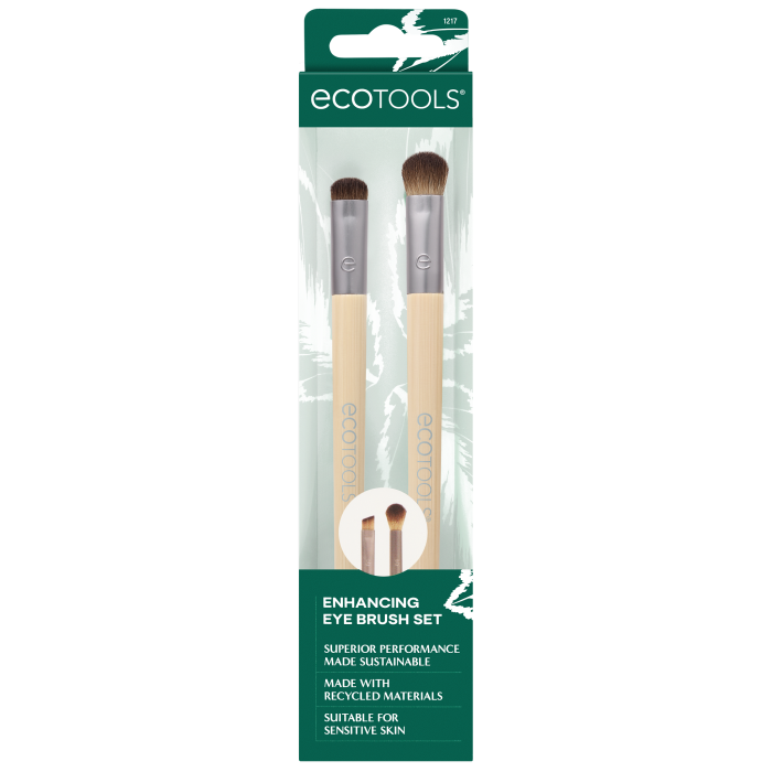 Augenverstärkendes Duo-Set – Doppelseitiges Augenpinsel-Duo - Ecotools - 1