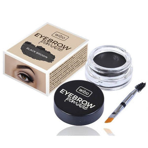 Crema para Cejas Wasserfeste Augenbrauenpomade - Wibo : 3 Black Brown - 1