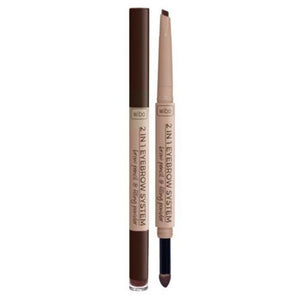 Augenbrauenstift - 2 in 1 Augenbrauenstift - Wibo : 2 en 1 Eyebrow Pencil - 2 - 1