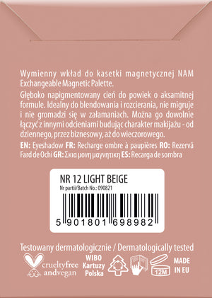 Eyeshadow - Matte - Sombra individual - Nam : nr 12 - 2