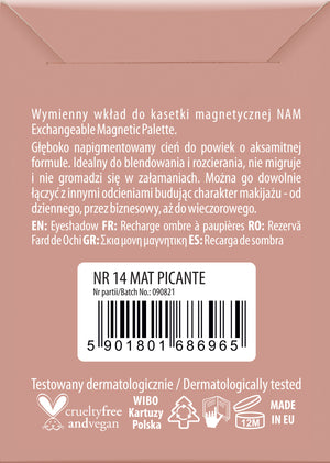 Eyeshadow - Matte - Sombra individual - Nam : nr 14 - 2