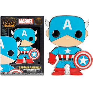 Pop Pin Marvel Captain America 10cm - Funko - 1
