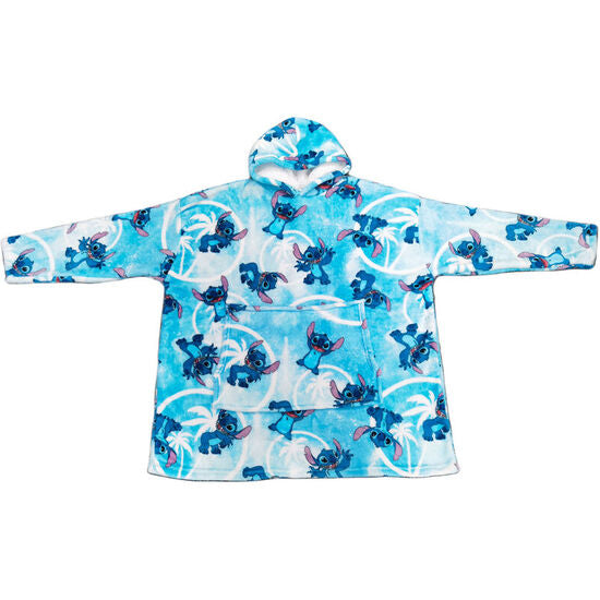 Übergroßer Sweatshirt-Mantel Stitch Disney Koralle für Erwachsene - Disney - 1