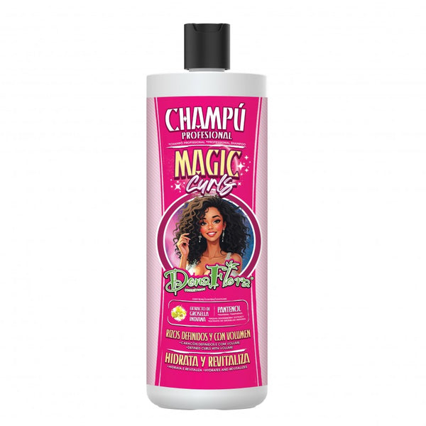 Magic Curls Pack: Shampoo 1000ml + Haarmaske 1000ml - Dona Flora - 2