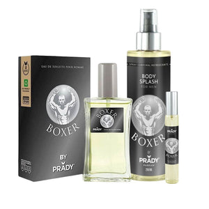 Boxer-Paket (Parfüm 90ml + Parfüm 33ml + Körperspray) - Prady - 1