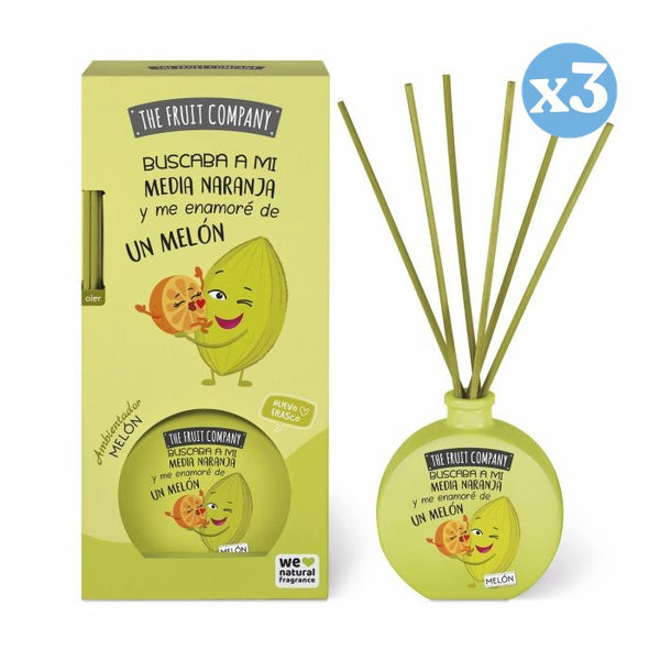 Pack 3x - Duftstecker Mikado 40 ml - Melone - The Fruit Company - The Fruit Company - 1