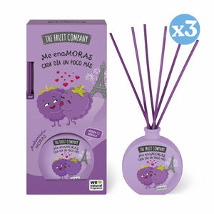 3er Pack - Mikado Duftstäbchen 40 ml - Brombeere - The Fruit Company - The Fruit Company - 1