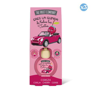 Pack 3x - Auto Lufterfrischer 6,5 ml - Kirsche - The Fruit Company - The Fruit Company - 1