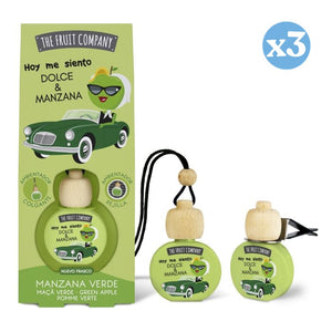 3er Pack - Auto Lufterfrischer 6,5 ml - Grüner Apfel - The Fruit Company - The Fruit Company - 1
