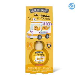 Pack 3x - Auto Lufterfrischer 6,5 ml - Mangosorbet - The Fruit Company - The Fruit Company - 1