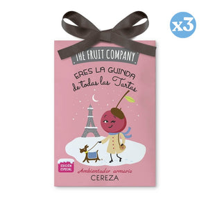 Pack 3x - Schrankduft 13 gr - Kirsche - The Fruit Company - The Fruit Company - 1