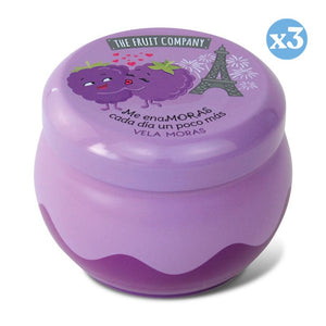 Pack 3x - KERZENDOSE 1 DOCHT HEIDELBEERE - THE FRUIT COMPANY - The Fruit Company - 1