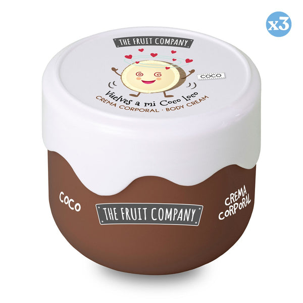 Pack 3x - Körperlotion - Kokosnuss - The Fruit Company - The Fruit Company - 1