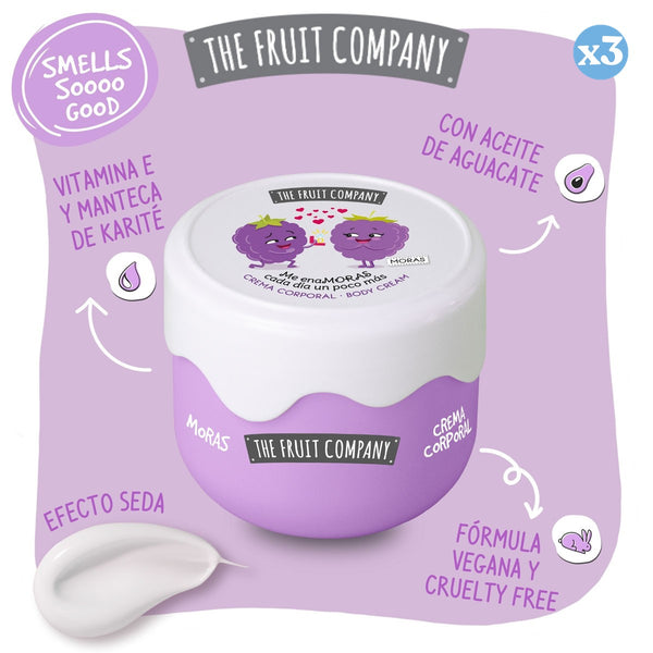 Pack 3x - KÖRPERCREME HEIDELBEEREN 185 ML - The Fruit Company - 2